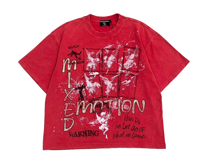 Mixed Emotion Red Tee