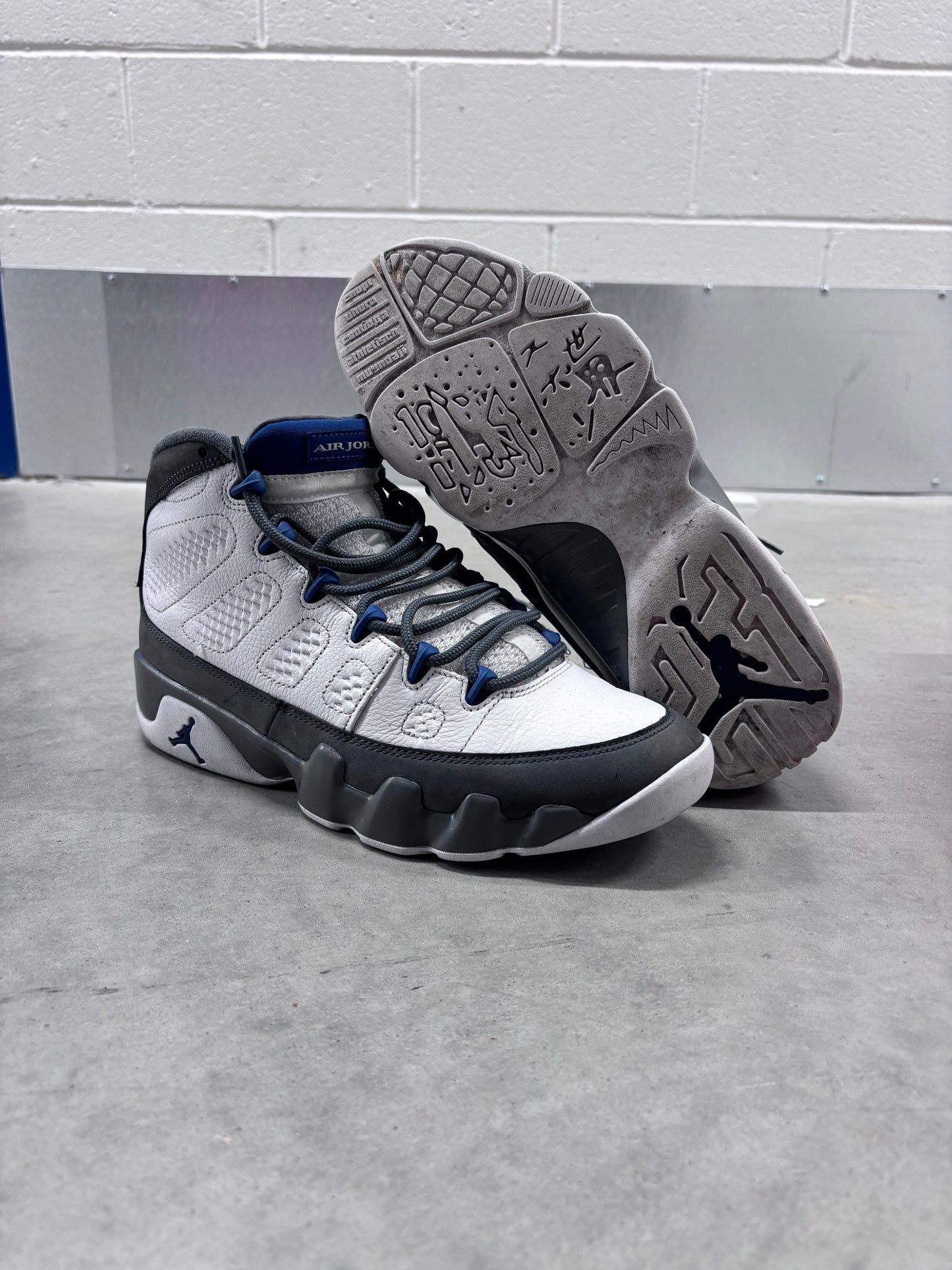 Jordan 9 Flint Grey French Blue