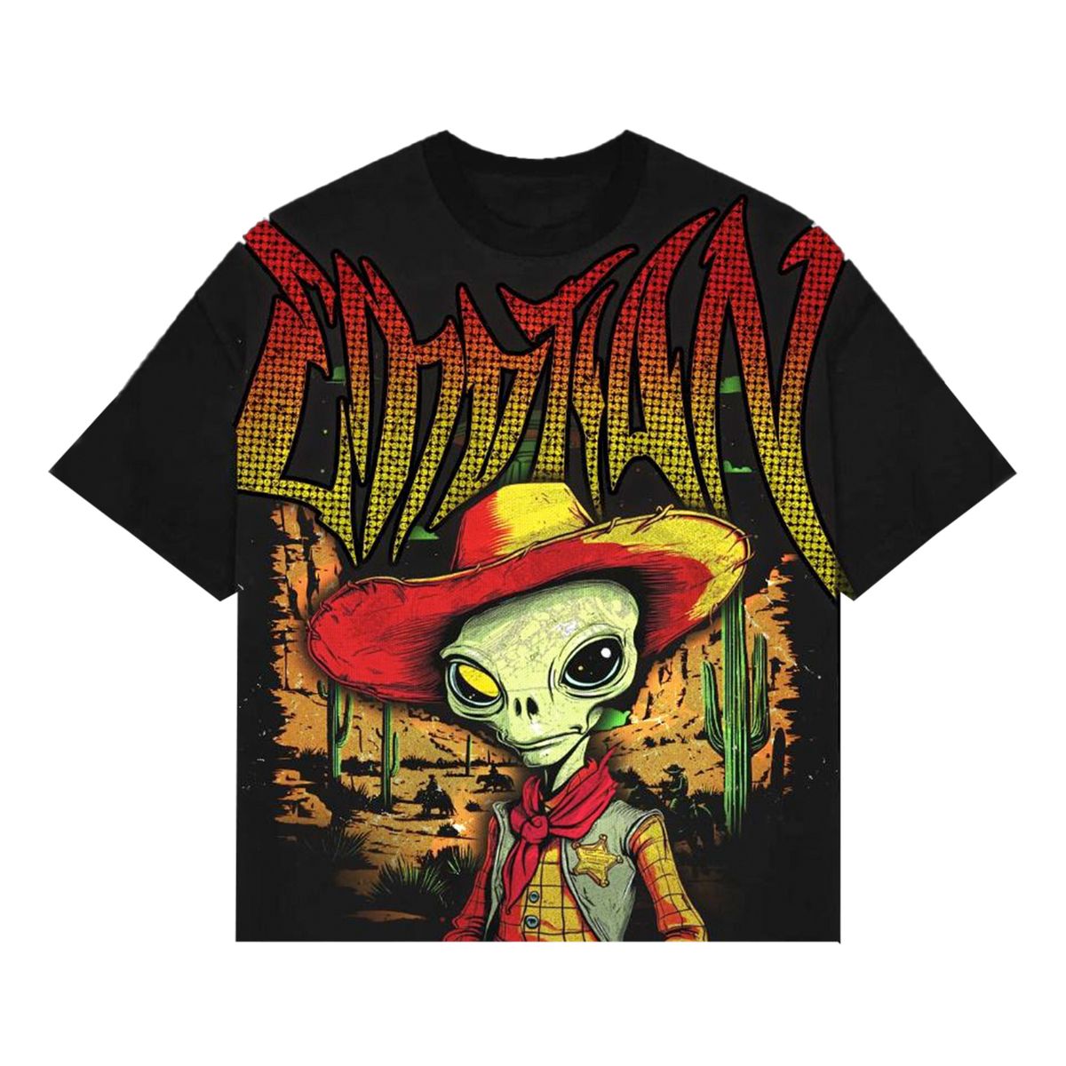 Mixed Emotion Alien Cowboy
