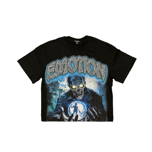 Mixed Emotion Blue Skull Short Sleeve