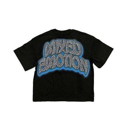 Mixed Emotion Blue Skull Short Sleeve