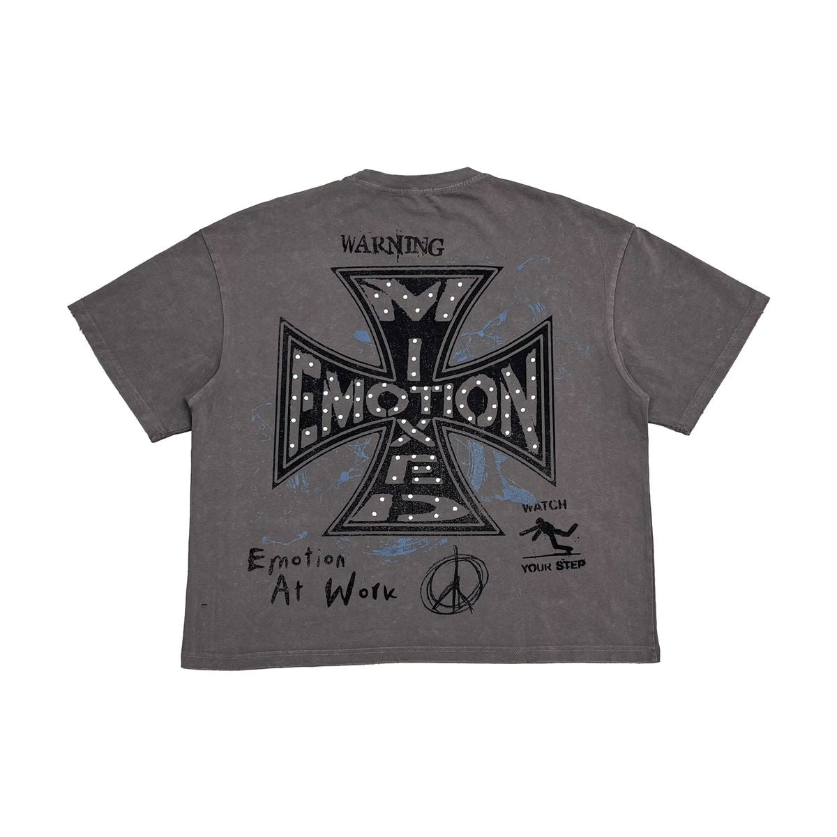 Mixed Emotion Grey Short Sleeve